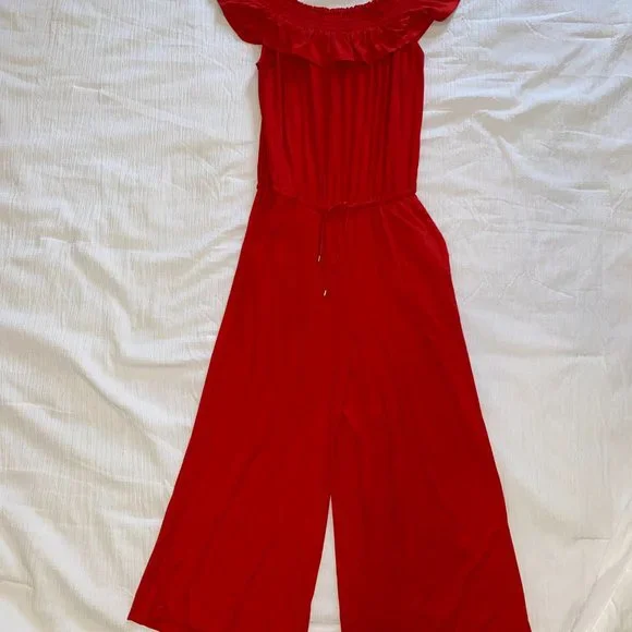 Ralph Lauren Off the Shoulder Jumpsuit - Picture 2 of 11